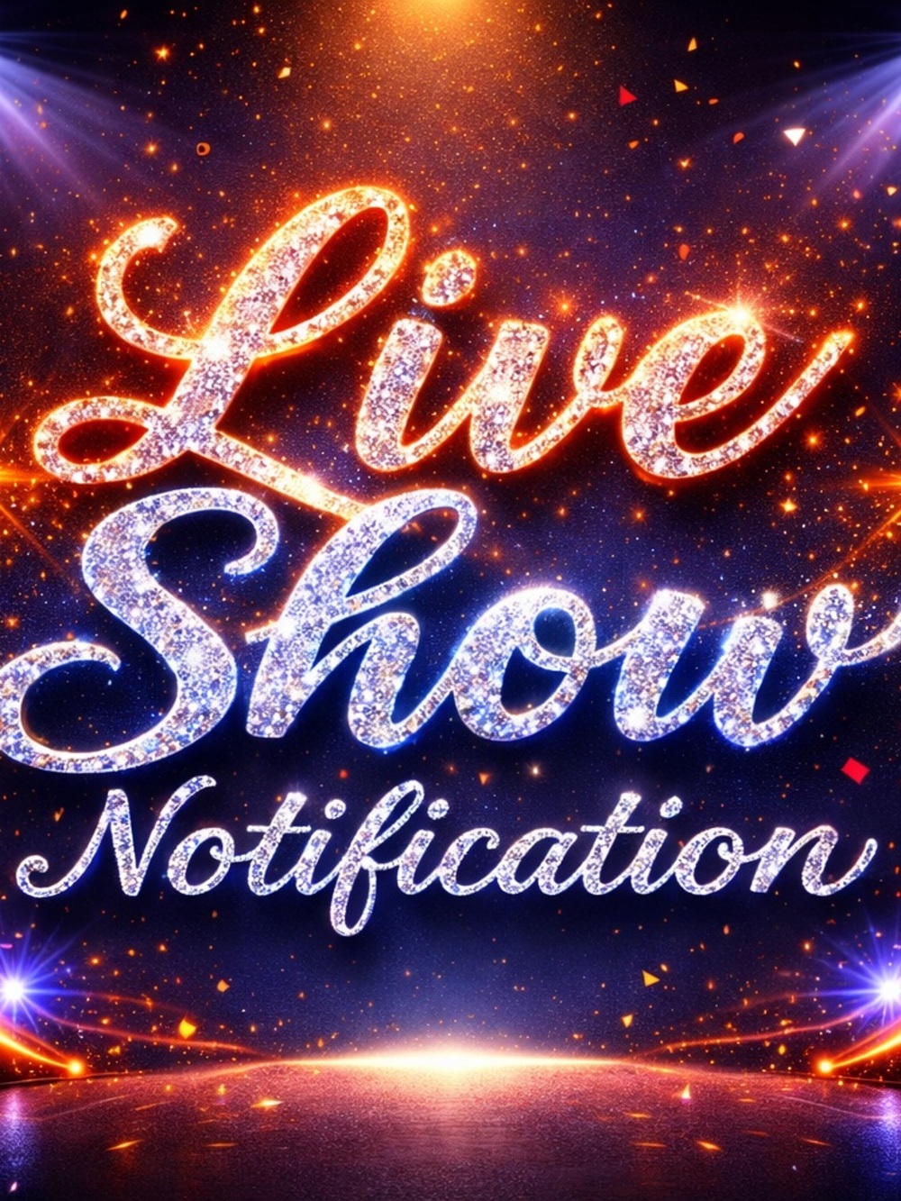 LIVE SHOW NOTIFICATION / LIKE THIS POST TO BE NOTIFIED OF OUR NEXT SHOW.
